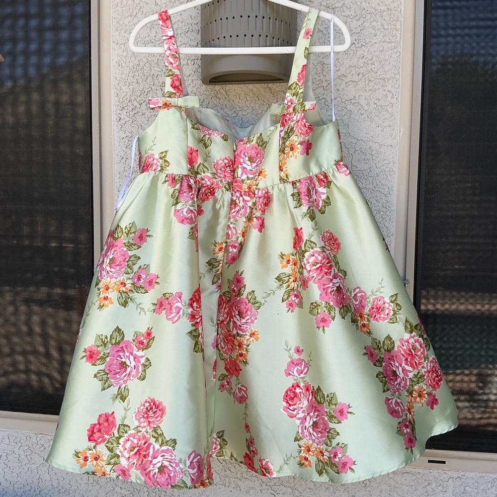 NWT Lulu’s Unbelievably Lovely Sage Floral Babydoll Empire Waist Mini Dress XL - Picture 5 of 12
